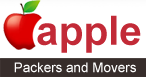 apple packers and movers logo